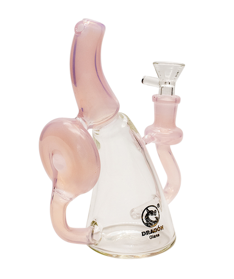 Dragon Glass Pink Pipe Swervy Body Design