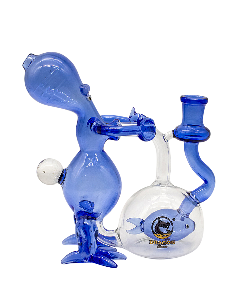 Dragon Glass Pipe composed of  Blue Creature!