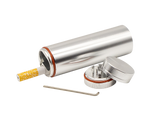 Metal Dugout With Grinder And Chillum