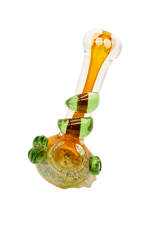Glass Hand Pipe Fumed Marble Spoon