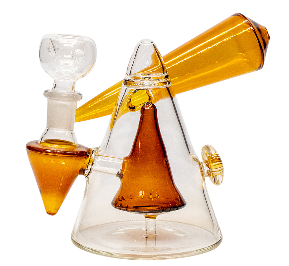 6" Pyramid Shape with Sidecar Honycomb Perc