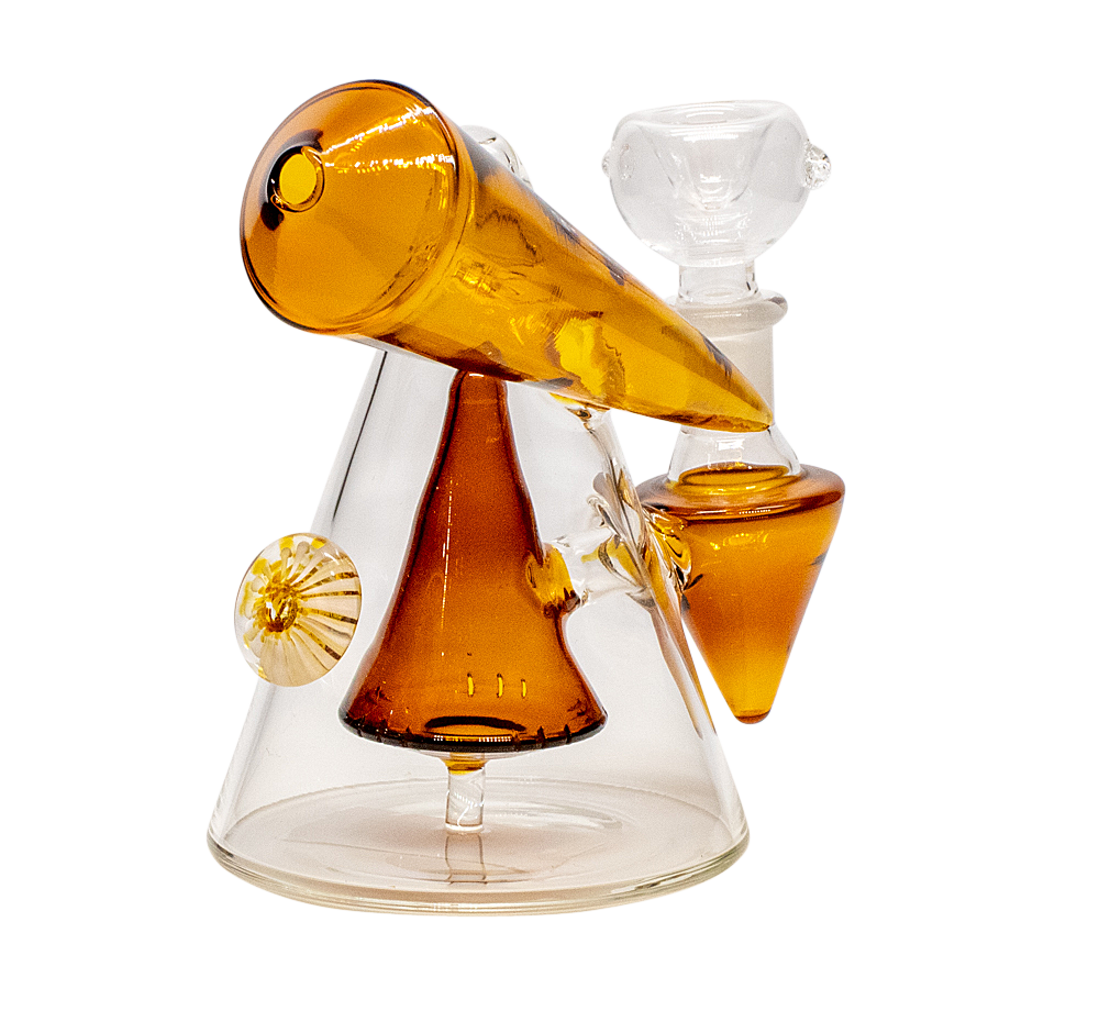 6" Pyramid Shape with Sidecar Honycomb Perc
