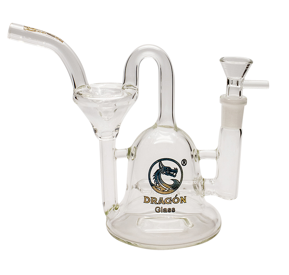 Dragon Glass Bell Shaped With Inline Perc
