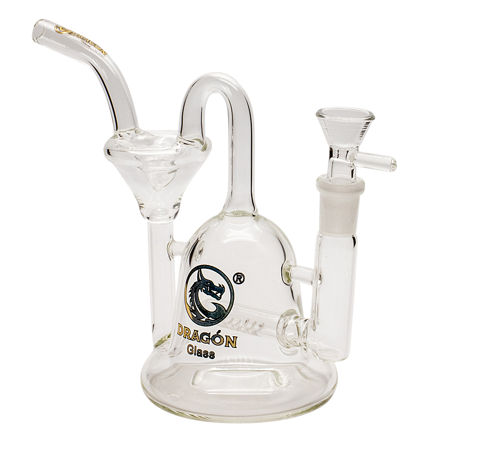 Dragon Glass Bell Shaped With Inline Perc