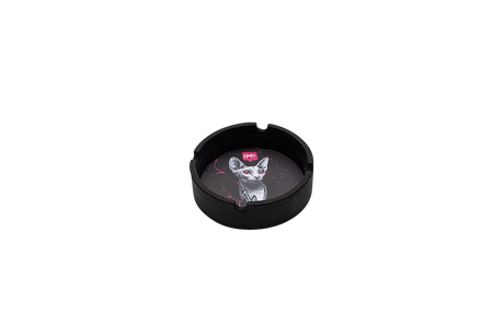 Fish Bones and Kitty Silicone Ashtray - 3 inch