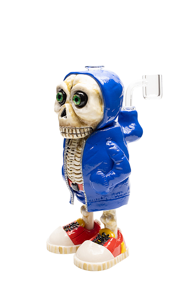 8"  "SKULL BOY" Cartoon Water Pipe