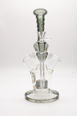 Dragon Platinum Glass Water Pipe - Premium Smoking Piece