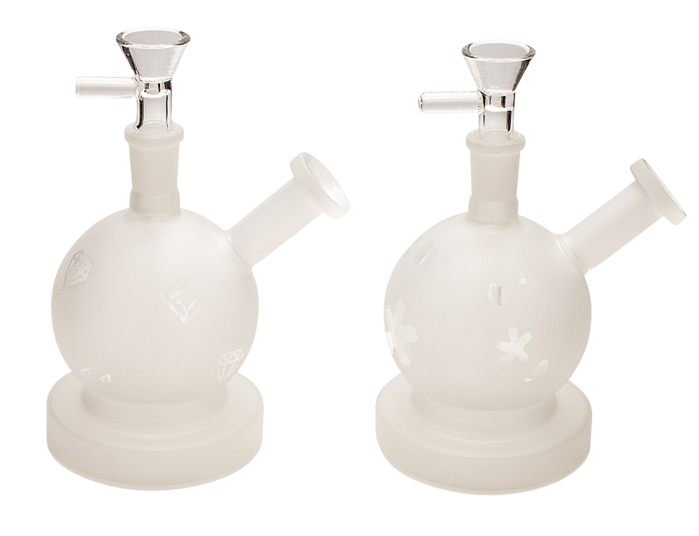 5" Mini Frosted Design Globe Water Pipe