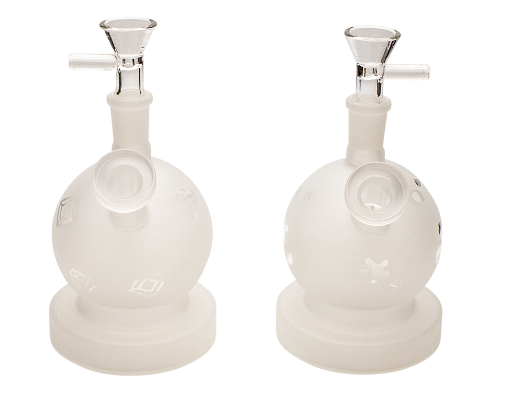 5" Mini Frosted Design Globe Water Pipe