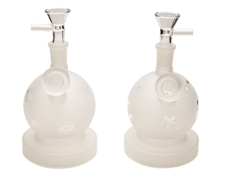 5" Mini Frosted Design Globe Water Pipe