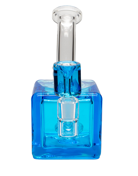 7.5 inch GoG Colorful Fluid Filled Cube Water Pipe