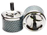 Spinning Push Down Ash Tray - Very Retro