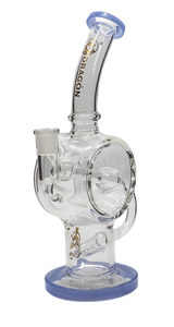 Dragon Glass Circular Pipe with Inline Perc