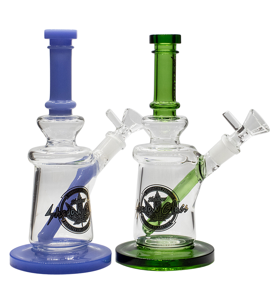 Shadow Glass 7 in Water Pipe Straight Neck 